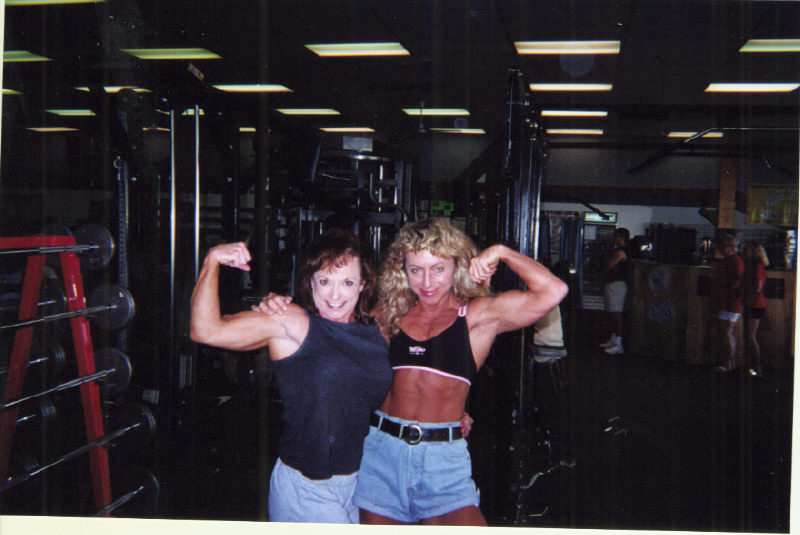 World Champion and record holder Susan Rinn and Bodybuilding and Powerlifting Champion